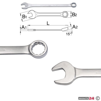 Ключ Звездогаечен 6-17мм 6 бр/к-т - 694