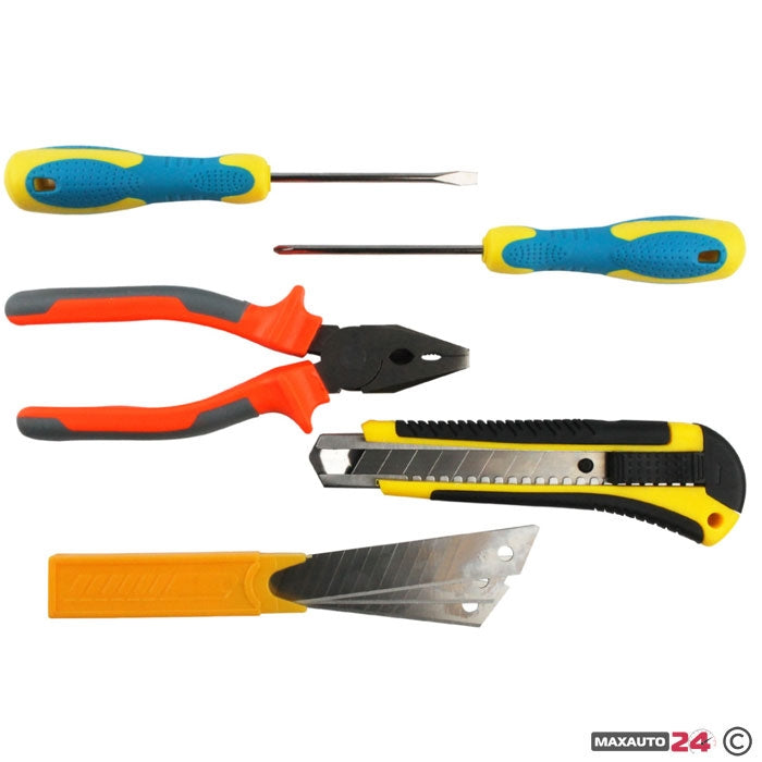 Комплект клещи,отвертки и ножче 230 / 5 ЧАСТИ