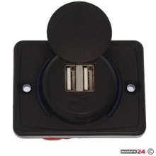 ДВОЕН USB ПОРТ 12-24V - W05237