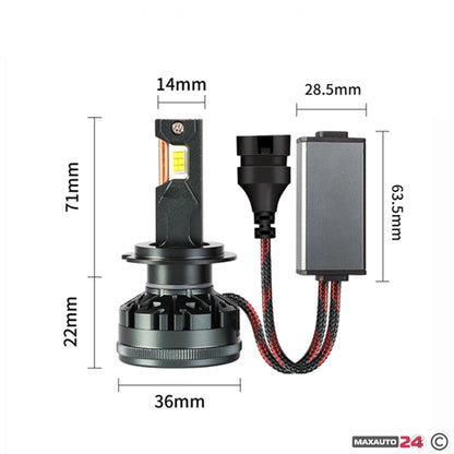 Диодни крушки R50 - H7 - 12V/24V