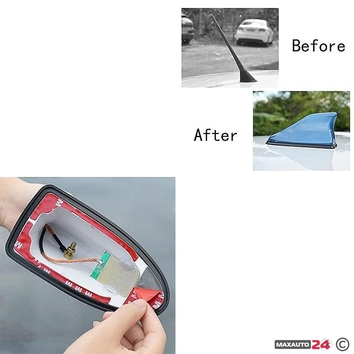 Антена акула електрическа W13019/PA045 - ЧЕРНА