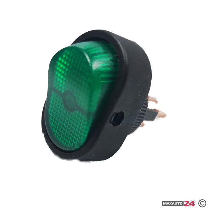 Копче електрическо W1019/PA091 - 12/24V - ЧЕРВЕНО