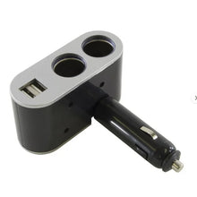 Разклонител за запалка с 2 гнезда и 2  USB - PG151