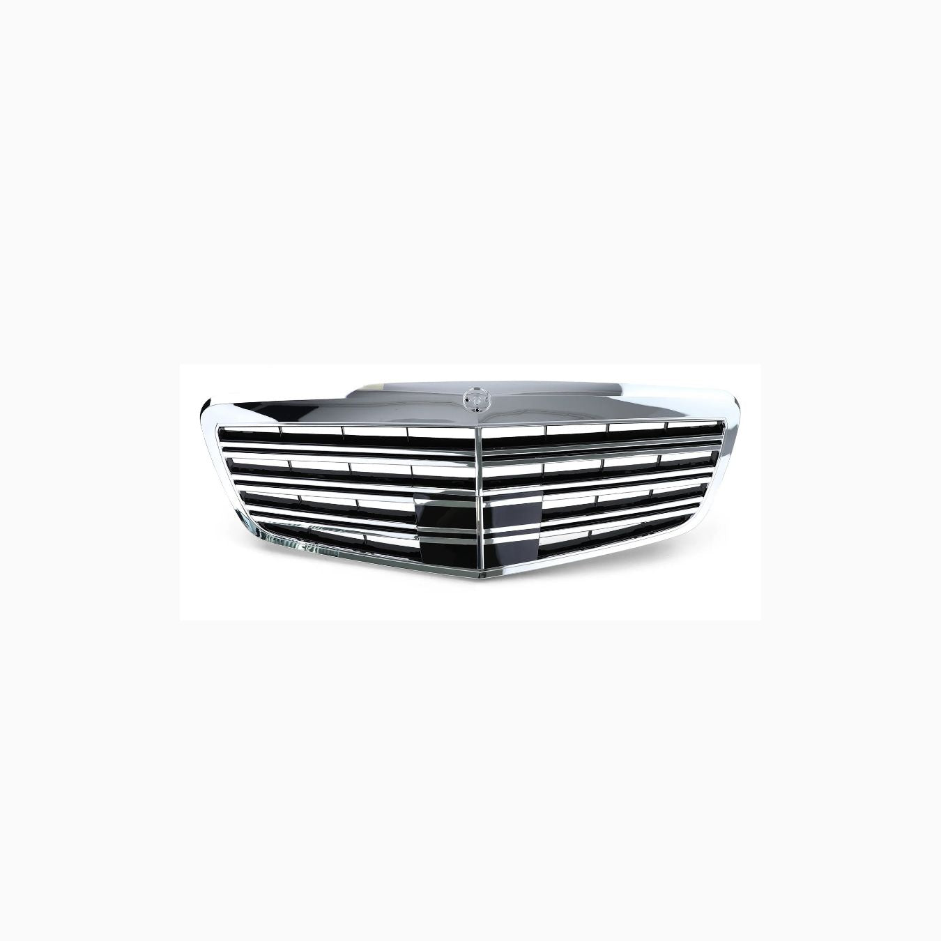 Решетка за Mercedes S-Class W221 Фейс (2009–2013) с бленда за Distronic
