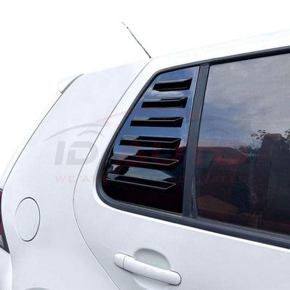 Тунинг добавки за задни странични стъкла – VW Golf 4 (1997–2003), черен гланц
