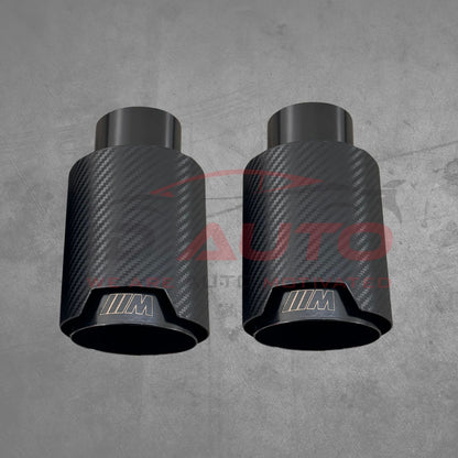 Накрайник за ауспух - черен - фи 60 / 90 изход - 1бр.