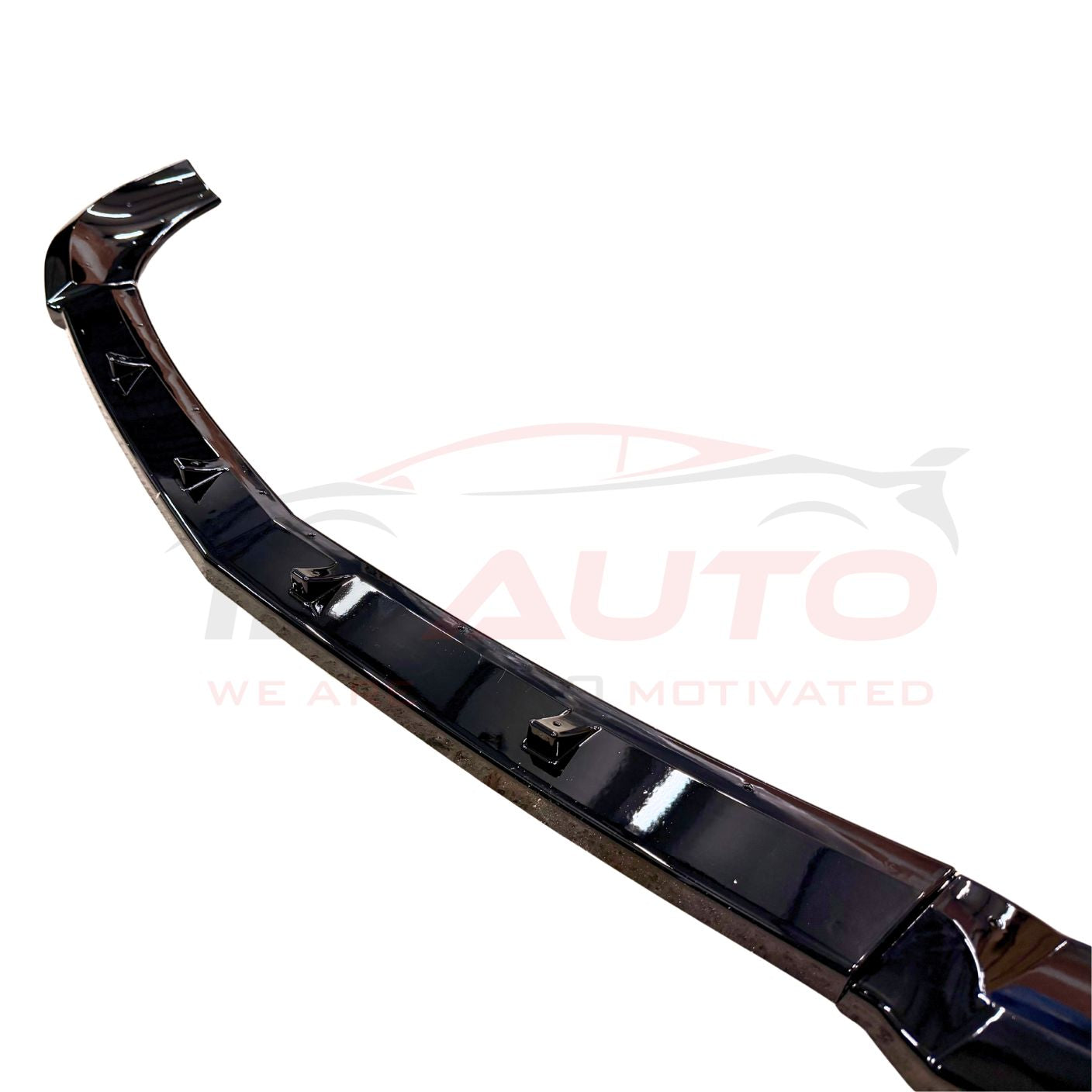 Преден лип спойлер за Mercedes C-Class W204 (2011-2014) – Черен гланц