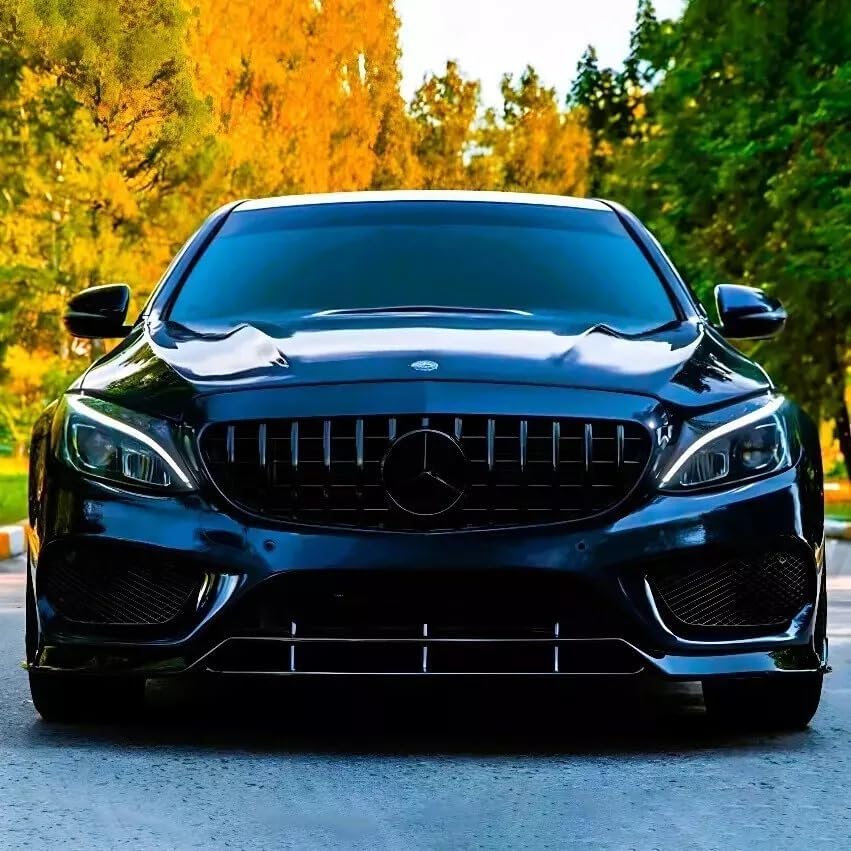 Тунинг решетка за Mercedes C-Class W205 (2014–2018) – GT визия черен гланц