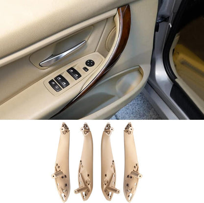 Комплект вътрешни дръжки за BMW F30 / F31 (2012–2019) – бежови, пълен комплект с капачки и болтове