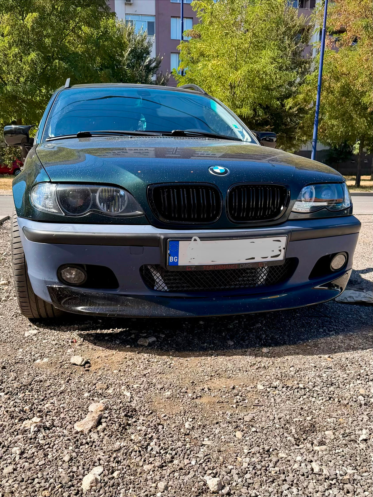 Предната М tech броня за BMW серия 3 E46 (седан и комби) (1998-2005) - грунд
