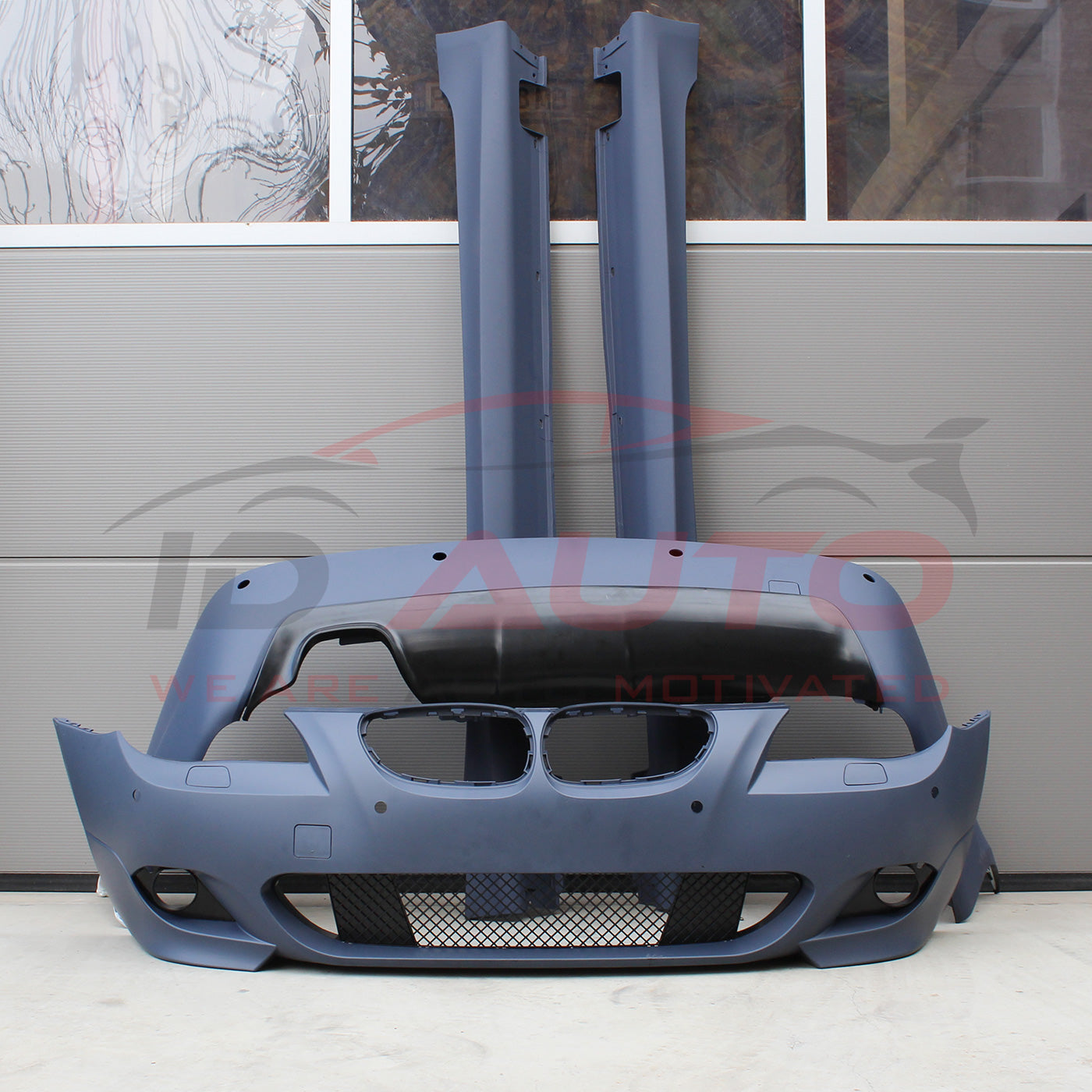 M пакет брони за BMW E60 (2003 - 2007) – M-Technik комплект предна и задна броня + прагове, mtech