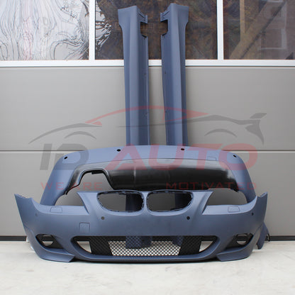 M пакет брони за BMW E60 (2003 - 2007) – M-Technik комплект предна и задна броня + прагове, mtech