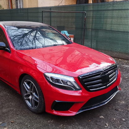 Тунинг решетка за Мercedes S-Class W222 (2013-2020) – AMG Черен гланц