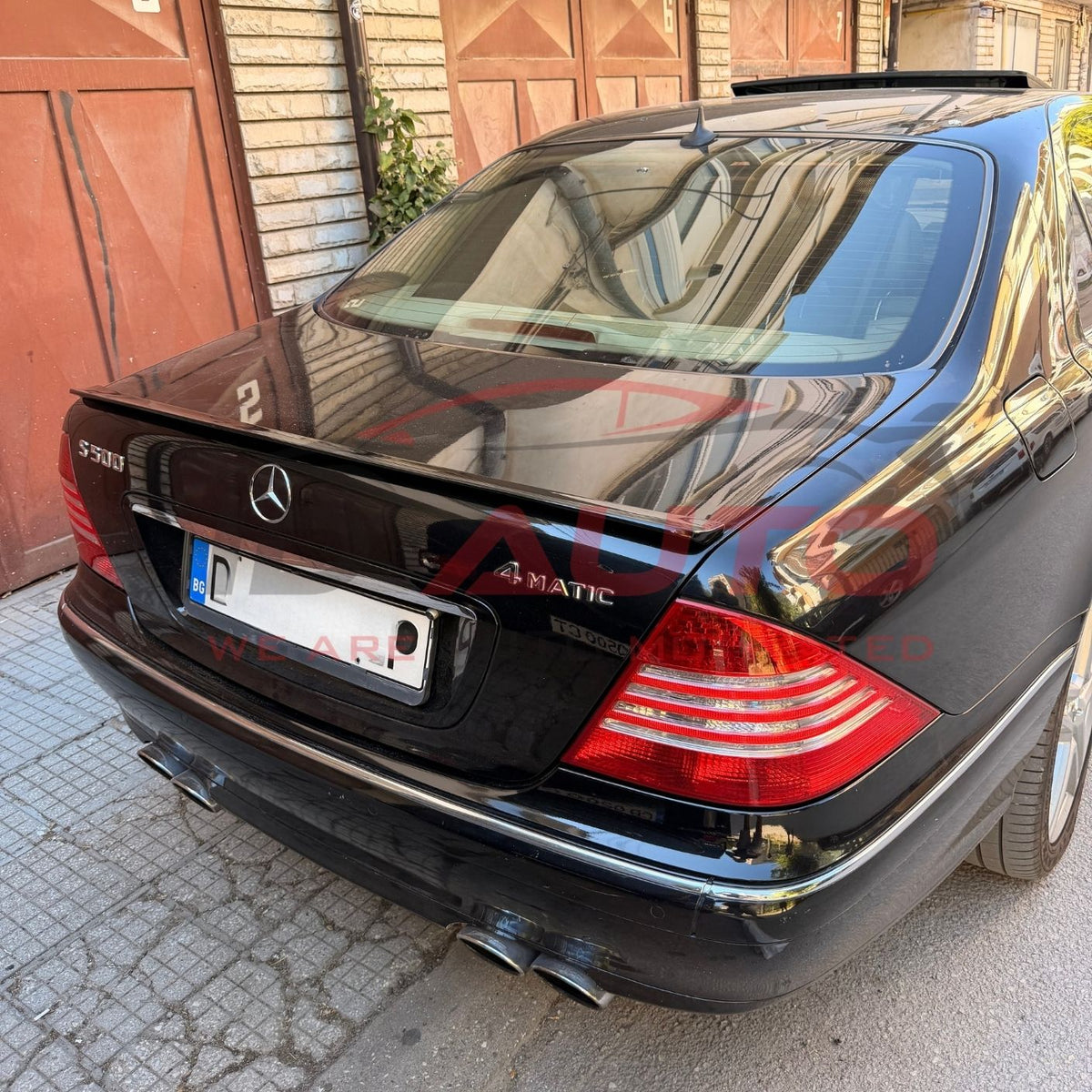 Спойлер за багажник Mercedes S-Class W220 1998–2005 – черен гланц