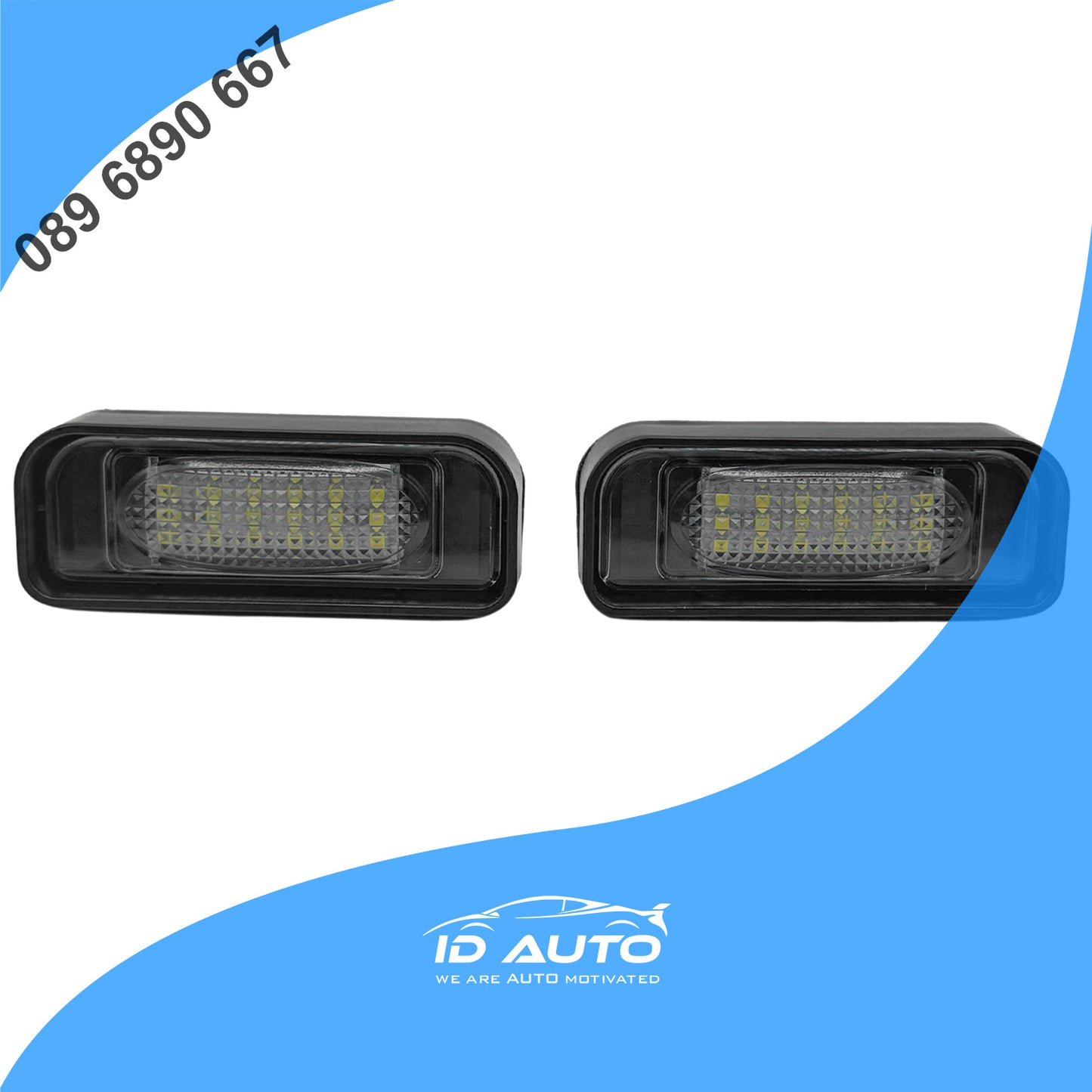 LED плафони за заден номер на Mercedes S-Class W220 – Canbus, без грешки