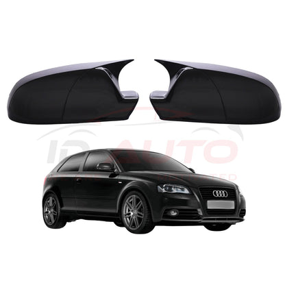 Капаци за огледала Batman Style за Audi A3 8P фейс (2008-2012) черни