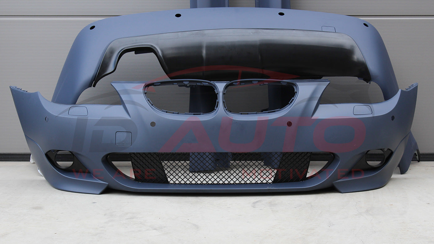 M пакет брони за BMW E60 (2003 - 2007) – M-Technik комплект предна и задна броня + прагове, mtech