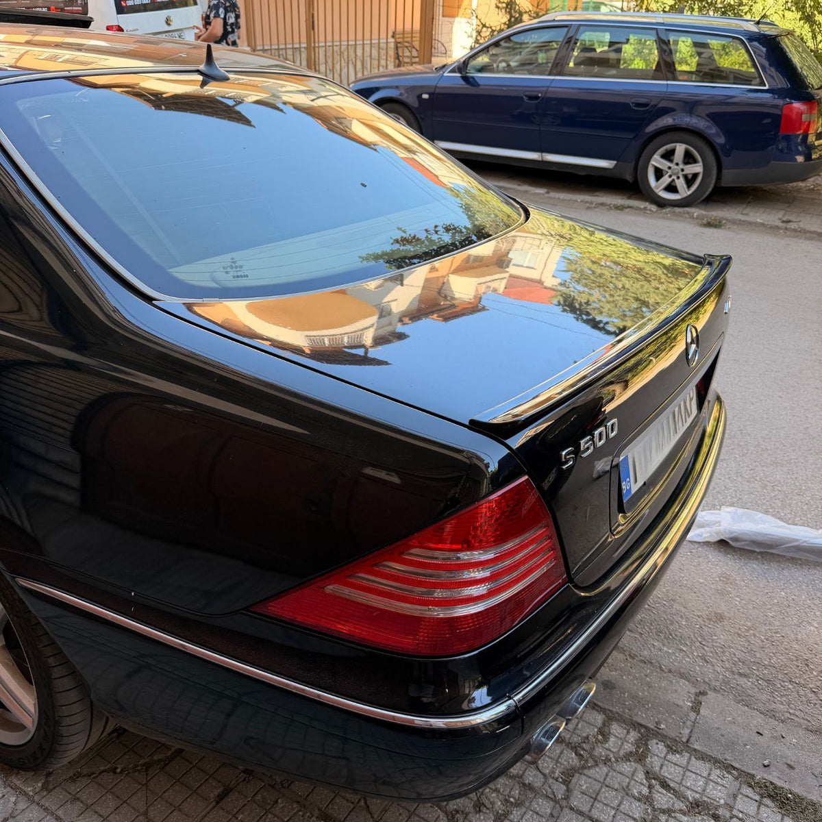 Спойлер за багажник Mercedes S-Class W220 1998–2005 – черен гланц