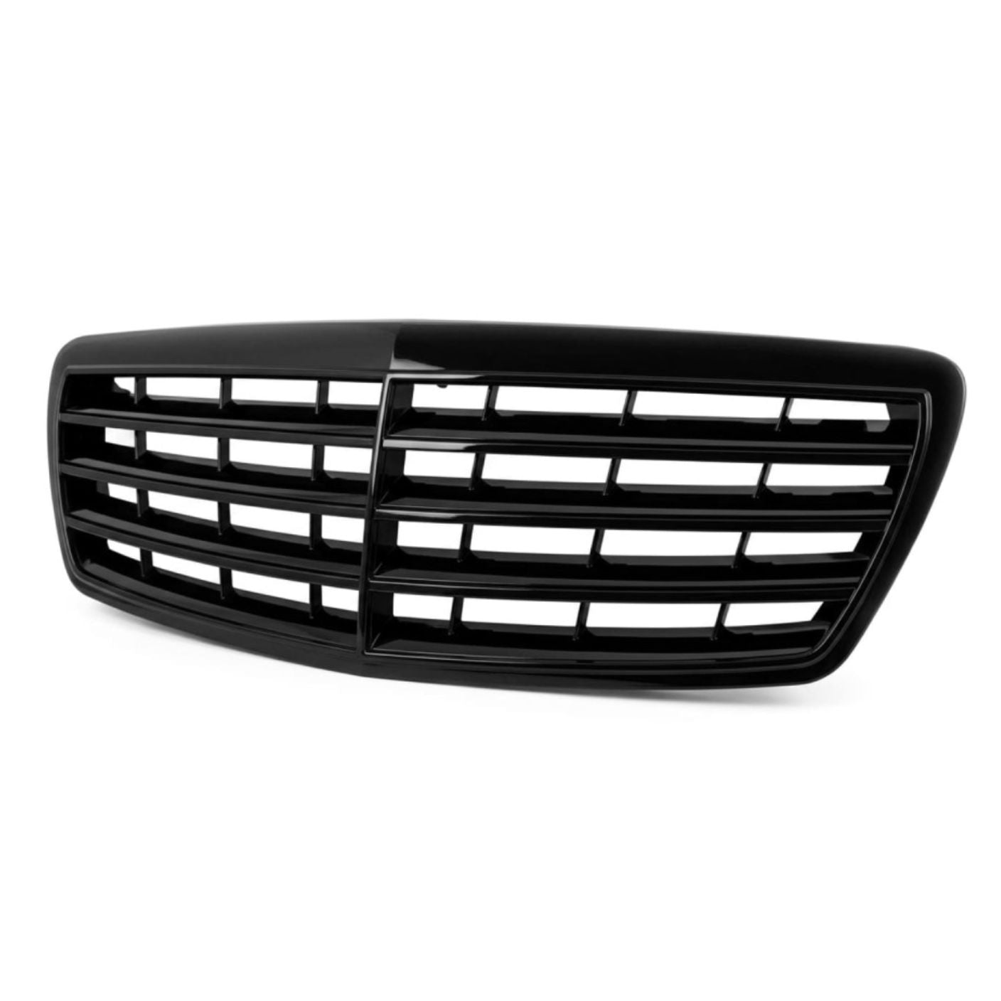Черна решетка за Mercedes E-Class W211 (2002-2006) Преди Фейслифт – Gloss Black