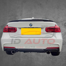 Заден двоен дифузьор – BMW 3 Series F30 (2011–2019), за M-Tech броня, черен гланц