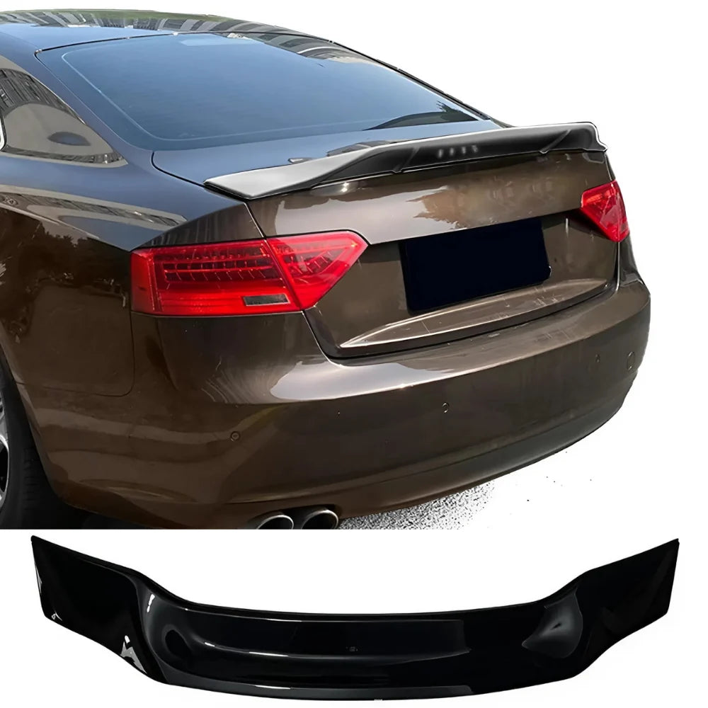 R Style спойлер за багажник за Audi A5 8T Coupe – Черен гланц