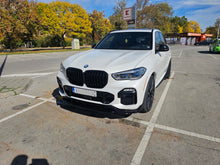 Преден лип спойлер за BMW X5 G05 (2019-2023) M Sport – черен гланц
