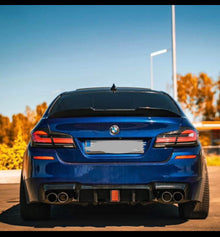 Спойлер PSM за багажник – BMW 5 Series F10 (2010–2016), черен гланц