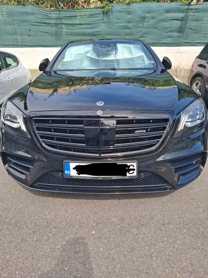 Тунинг решетка за Мercedes S-Class W222 (2013-2020) – AMG Черен гланц