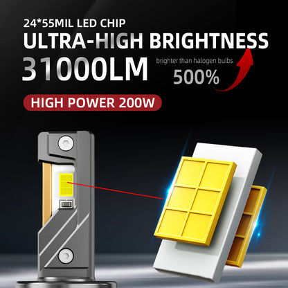 LED крушки 120W – 31 000lm, 6000K бяла светлина, Canbus (2бр.)