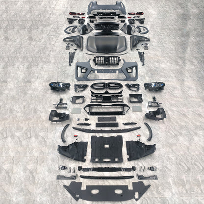 Боди кит за BMW X6 E71 (2008–2014) – конверсия към X6 M G06 LCI дизайн