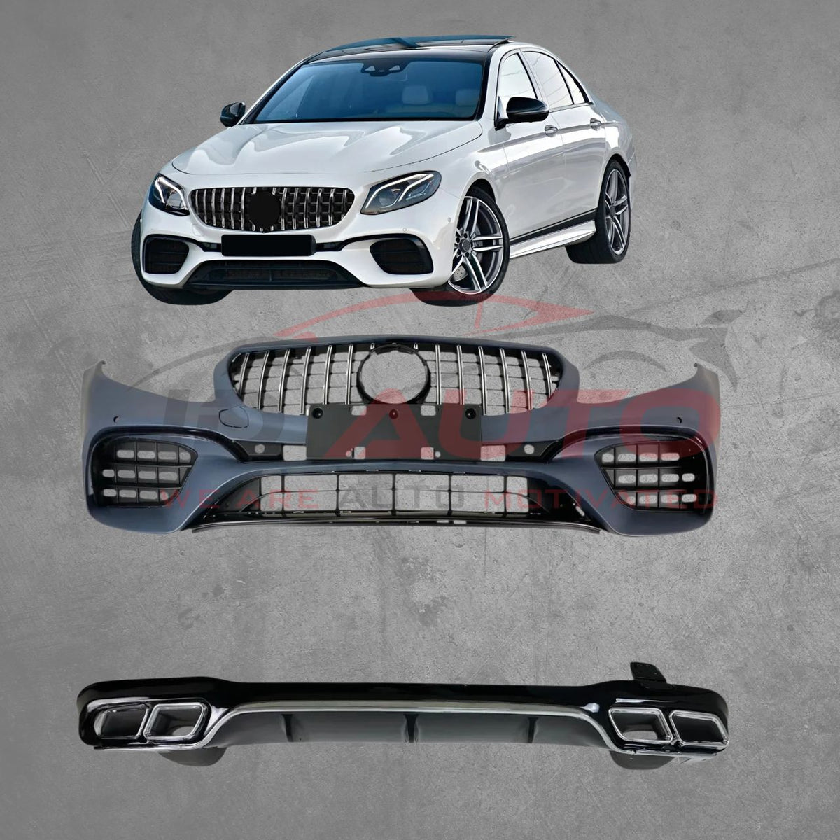 Тунинг пакет брони за Mercedes-Benz E-Class W213 (2016–2019) – AMG E63 дизайн
