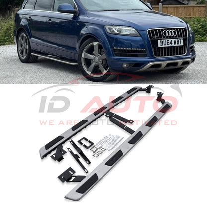 Странични степенки за Audi Q7 4L (2006–2015) – Алуминиеви прагове