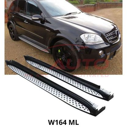 Странични степенки за Mercedes-Benz ML W164 (2005–2011) – Алуминиеви прагове