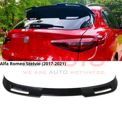 Спойлер за таван Alfa Romeo Stelvio (2017–2021) – спортен дизайн, черен гланц