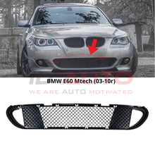Решетка за предна броня BMW E60 / E61 M-Tech (2003-2010) – комплект с 2 странични капачета