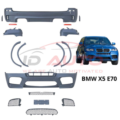 M-Tech боди кит за BMW X5 E70 (2007-2013) – пълен комплект брони и разширители на калниците