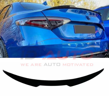 Спойлер за багажник Alfa Romeo Giulia (2015+) – Sport Style, черен гланц
