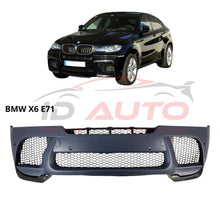 Предна M-Tech броня за BMW X6 E71 (2007-2014) с широки сплитери