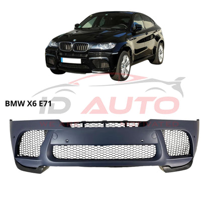 Предна M-Tech броня за BMW X6 E71 (2007-2014) с широки сплитери