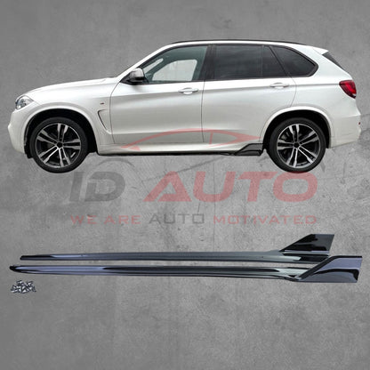 Добавки за странични прагове за BMW X5 F15 (2013-2018) – черен гланц
