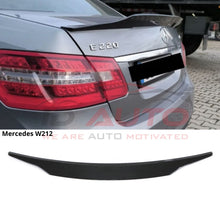 Спойлер за заден капак Mercedes E-Class W212 (2009-2016) PSM Style – черен гланц