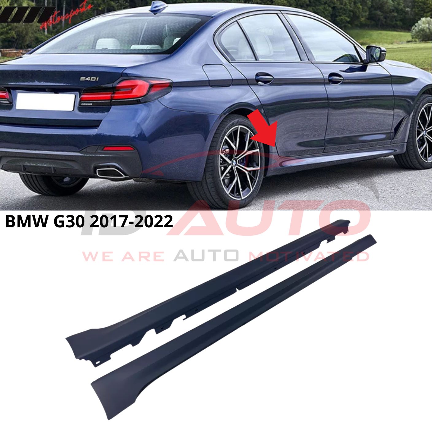 M-Tech Прагове за BMW 5 Series G30 (2017-2022) – за Pre-LCI и LCI, на грунд
