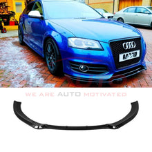 Преден лип за Audi A3 8P (2004–2013) – черен гланц