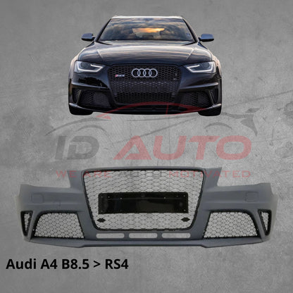 Предна броня за Audi A4 B8.5 (2012–2015) – RS4 дизайн