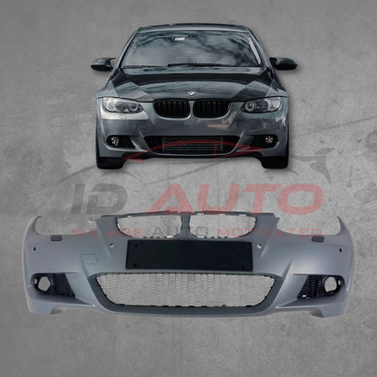 Предна броня за BMW E92 Coupe (06–09) – M-Tech дизайн, с отвори за халогени и парктроник