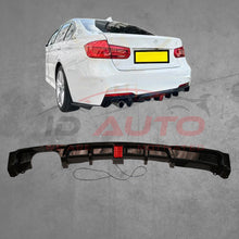 Дифузьор за Задна броня BMW F30 / F31 с F1 стоп – Черен
