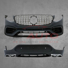 AMG C63 пакет за Mercedes GLC Coupe C253 (2015–2019) – предна броня, дифузьор и накрайници