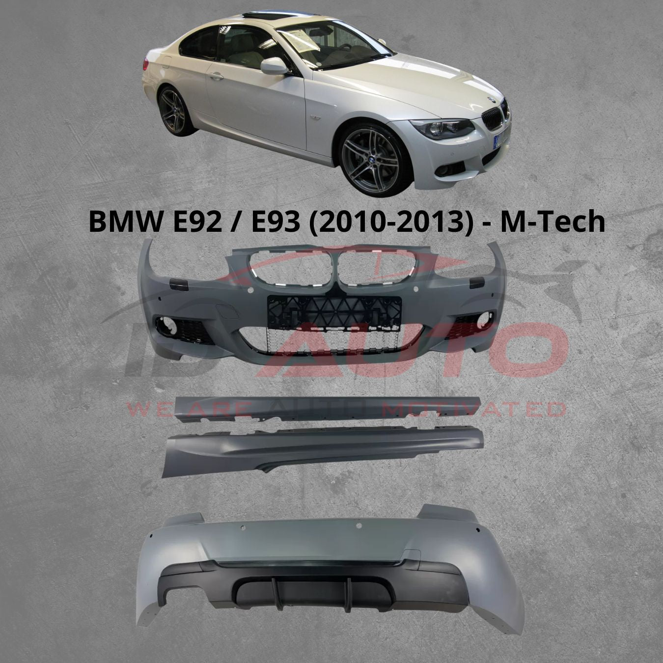 Body Kit M-Пакет за BMW E92/E93 (2010–2013) – пълен M-Tech дизайн, перфектно пасване