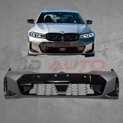 Предна броня BMW G20 (2022+) – M-Tech дизайн, с отвори за парктроник, грундирана