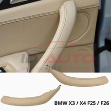 Вътрешни кожени дръжки за врата BMW X3 / X4 F25 / F26 – Бежов цвят 1бр.
